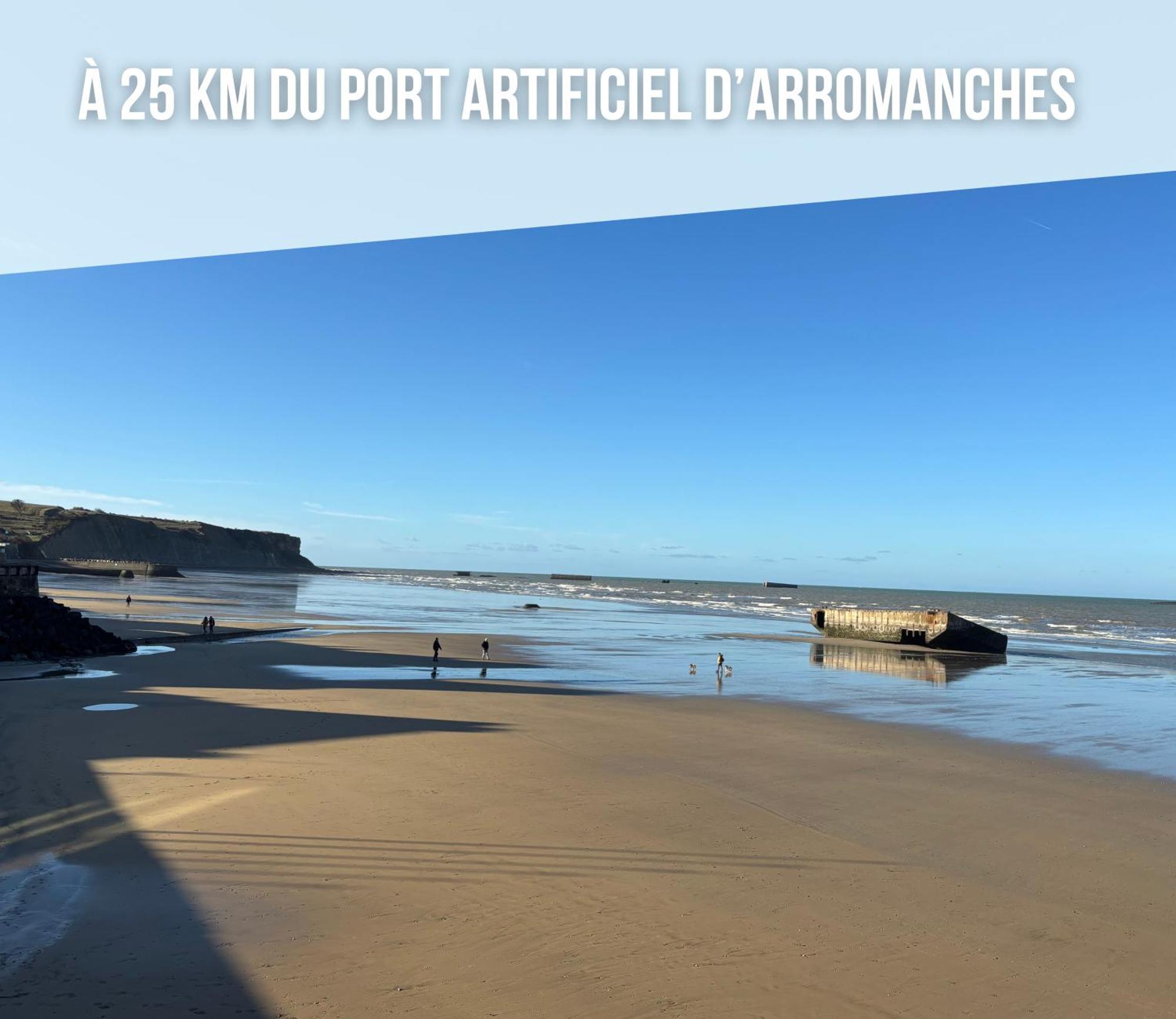 La Fromagerie Maison Lumineuse Et Spacieuse Beau Sejour 5 Ch 2 Wc 1 Sdb Grand Jardin Clos 5Mn A Pied Commerces 10 Mn Plage Omaha Beach Proche Plages Du Debarquement Trevieres Exterior foto